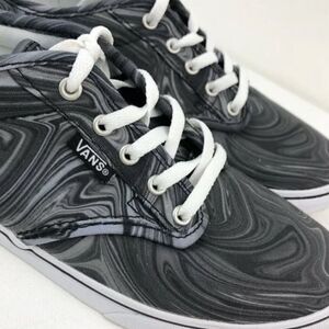 Vans Authentic Low Pro Grey Swirl Sneakers Shoes